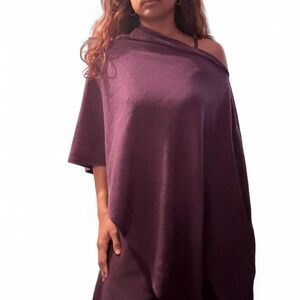 Vintage y2k Purple Poncho